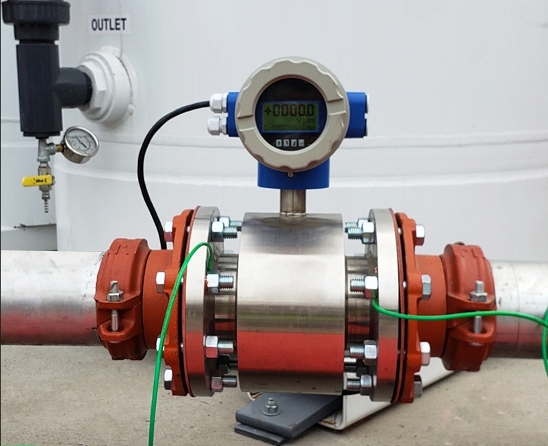 stainless steel elecctromagnetic flow meter water